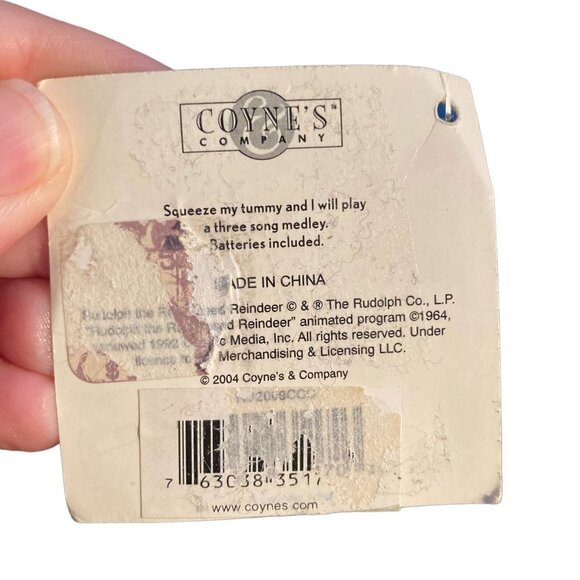 HERMEY COYNES 2004 Dentist Elf 10" Musical 3 Songs Stuffed Christmas Plush - Picture 5 of 6